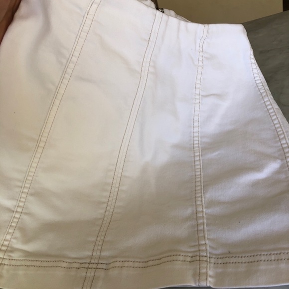 FREE PEOPLE MODERN FEMME DENIM MINI SKIRT - Picture 2 of 4